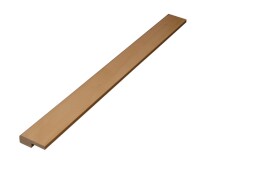 Dverový prah buk hrúbka 22mm  lakovaný s výrezom od dverí.